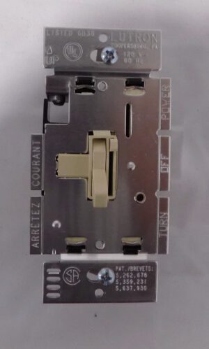 Lutron AY-600PNL-IV Ariadni Dimmer with Locator Night Light Ivory