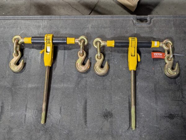 Set of 2 Vevor Ratchet Load Binder 10 Ft. Chain