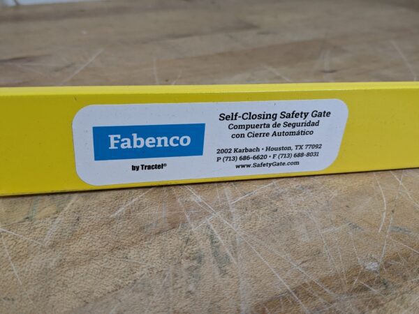Fabenco Self-Closing Safety Gate 22" - 24.5" Powder Coated Carbon Steel A71-21PC
