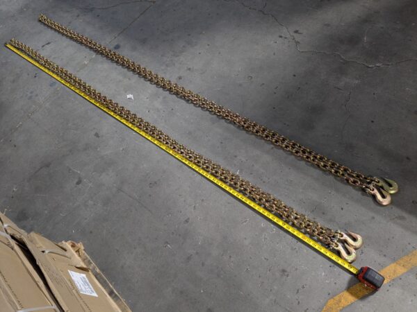 Set of 2 Vevor Ratchet Load Binder 10 Ft. Chain