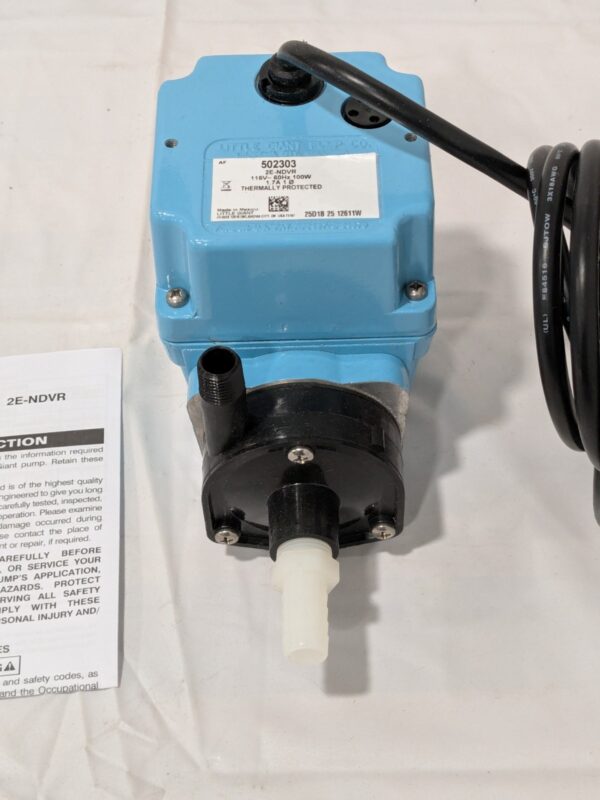 Little Giant Submersible Pump: 1.7 Amp Rating Nylon Housing 502303