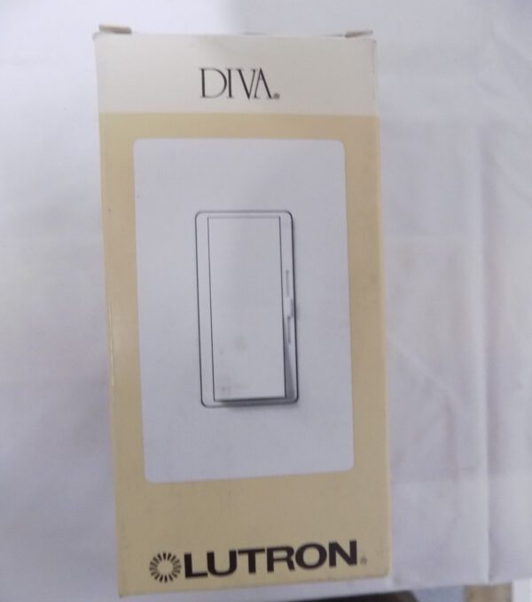 LUTRON DV-10P-BR DIVA DIMMER SWITCH W/ NIGHT LITE BROWN