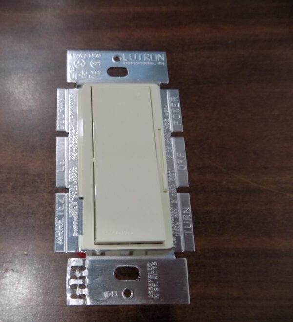 Lutron DVLV-10P-AL Diva 1000VA 800W Magnetic Low Voltage Single Pole Dimmer
