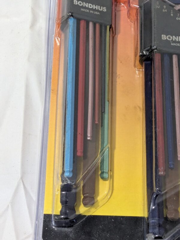 BONDHUS 22 Piece L-Key Ball End Hex Key Set 69600