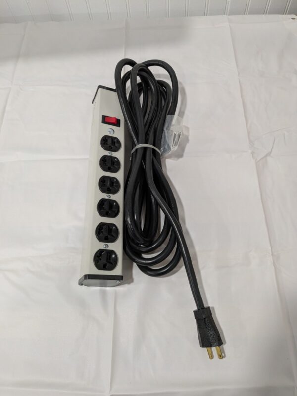 Legrand Multi-Outlet Power Unit 120V 20A 13-1/4"L, 6 Outlets 15' Cord ULB620-15