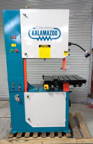 Clausing Kalamazoo 28 x 12 Vertical Bandsaw w/ Hydraulic Feed Table NEEDS REPAIR