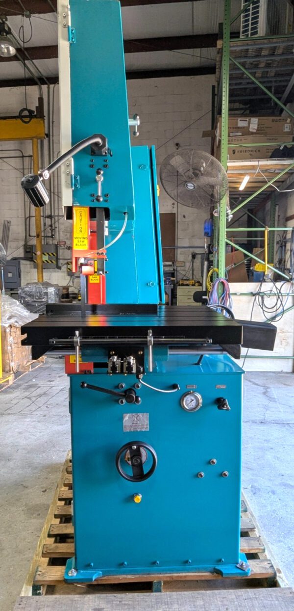 Clausing Kalamazoo 28 x 12 Vertical Bandsaw w/ Hydraulic Feed Table NEEDS REPAIR