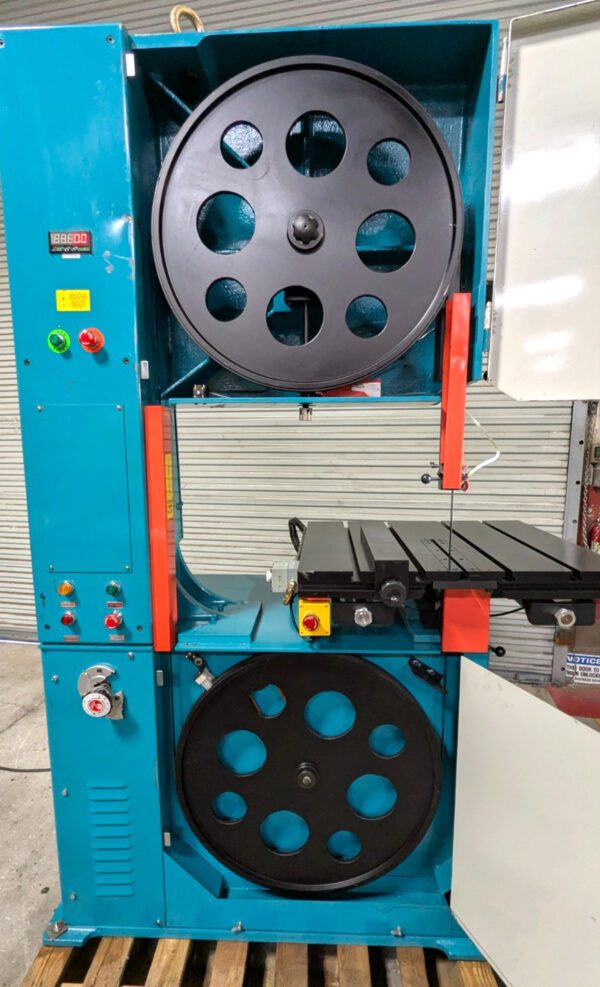 Clausing Kalamazoo 28 x 12 Vertical Bandsaw w/ Hydraulic Feed Table NEEDS REPAIR