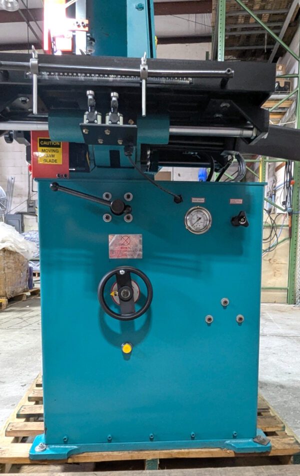 Clausing Kalamazoo 28 x 12 Vertical Bandsaw w/ Hydraulic Feed Table NEEDS REPAIR