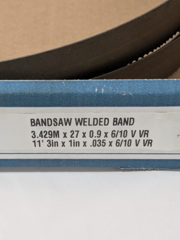 Irwin Welded Bandsaw Blade: 11' 3 Long x 1" Wide x 6 to 10 TPI 1807170