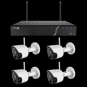 Speco Technologies 4Ch 2MP Wireless IP Camera & NVR Kit ZIPK4W2