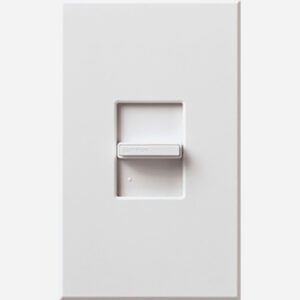 Lutron N-600-WH Nova 600W Incandescent / Halogen Slide Dimmer White