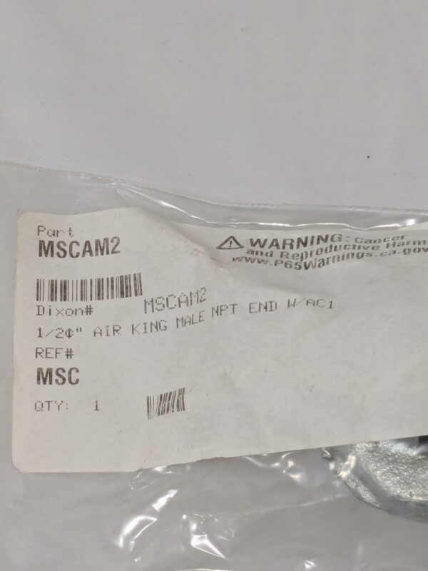 Dixon 1/2" NPT, Universal Hose Coupling with Male NPT Ends 5 PCS MSCAM2