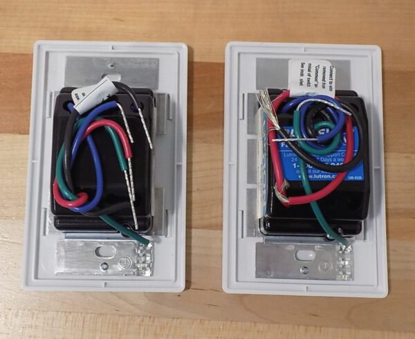 Lutron SP-603-HTH-WH Spacer Remote Control Dimmer Kit 3-Way 600W White