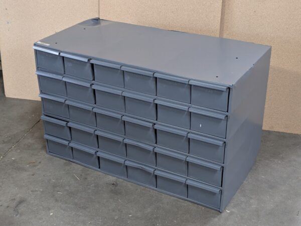 Durham Small Parts Storage Cabinet 30 Drawer 33 x 17 x 21 Scratch N Dent