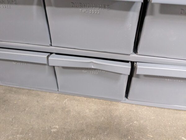 Durham Small Parts Storage Cabinet 30 Drawer 33 x 17 x 21 Scratch N Dent