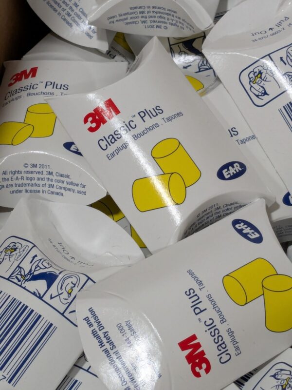 3M Earplug: 33 dB, Foam, Barrel, Uncorded Approx. 200 Pairs 7100000262