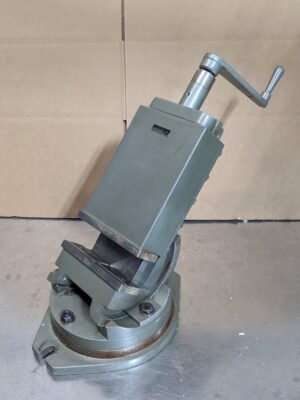 Gibraltar 2-Axis Angle Precision Machine Vise w/ Swivel Base 6" Jaw Width
