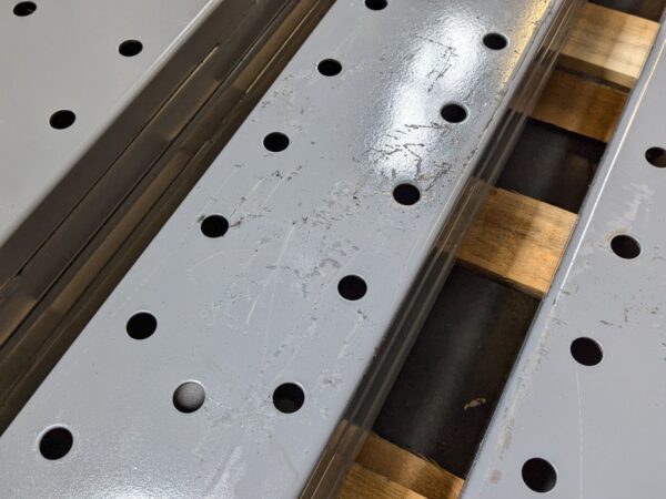 Lot of 4 MECO Single Sided Cantilever Rack Unit 8 Ft. Height 5000 Lb. Capacity