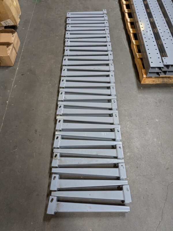 Lot of 4 MECO Single Sided Cantilever Rack Unit 8 Ft. Height 5000 Lb. Capacity