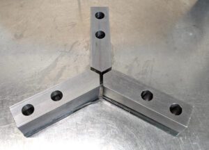 H&R MANUFACTURING Lathe Chuck Soft Jaws Serrated 2-1/2" x 8-1/2" HR-223-3.5-OP
