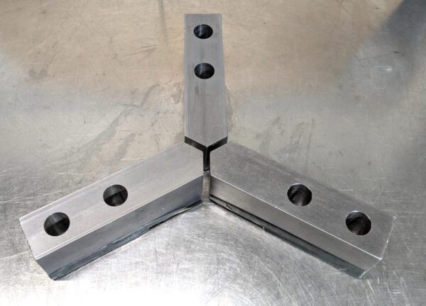H&R MANUFACTURING Lathe Chuck Soft Jaws Serrated 2-1/2" x 8-1/2" HR-223-3.5-OP