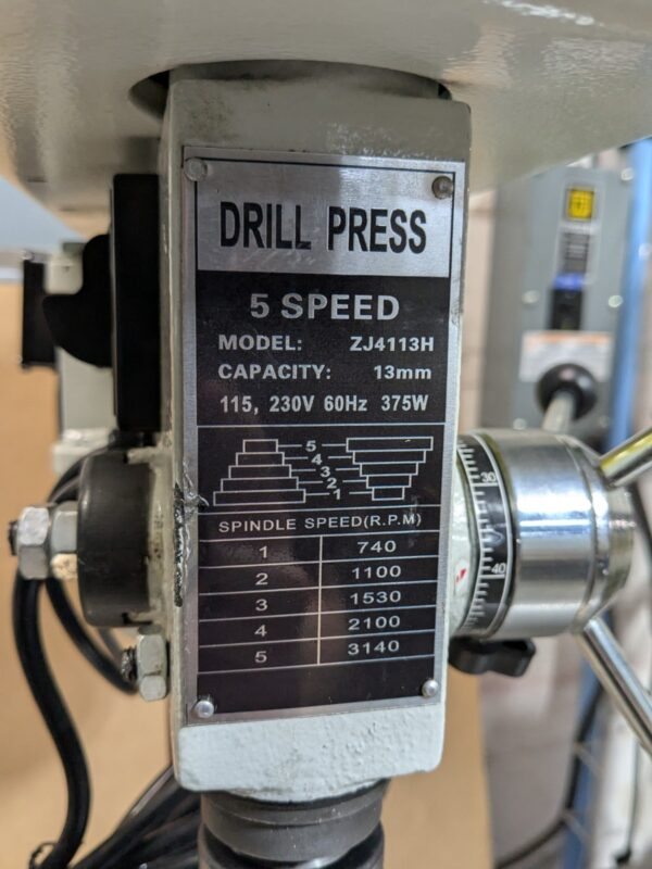 Enco Bench Drill Press 5-Speed 10" Swing 740 - 3140 RPM 1/2 HP 115v