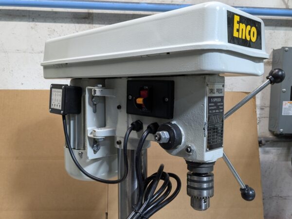 Enco Bench Drill Press 5-Speed 10" Swing 740 - 3140 RPM 1/2 HP 115v