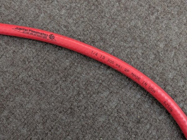 Jupiter Pneumatics Multipurpose Air Hose 1/4" ID 300 PSI Max. 500 Ft. Approx.