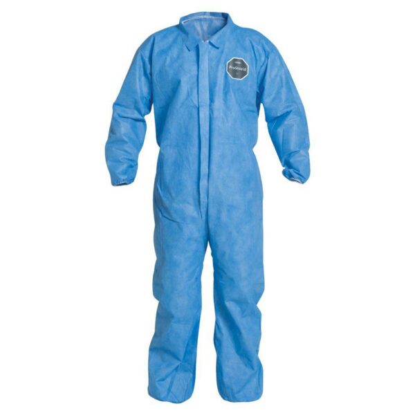DUPONT Coveralls: Liquid & Splash Protection Sz L Qty 25 PB125SBULG002500
