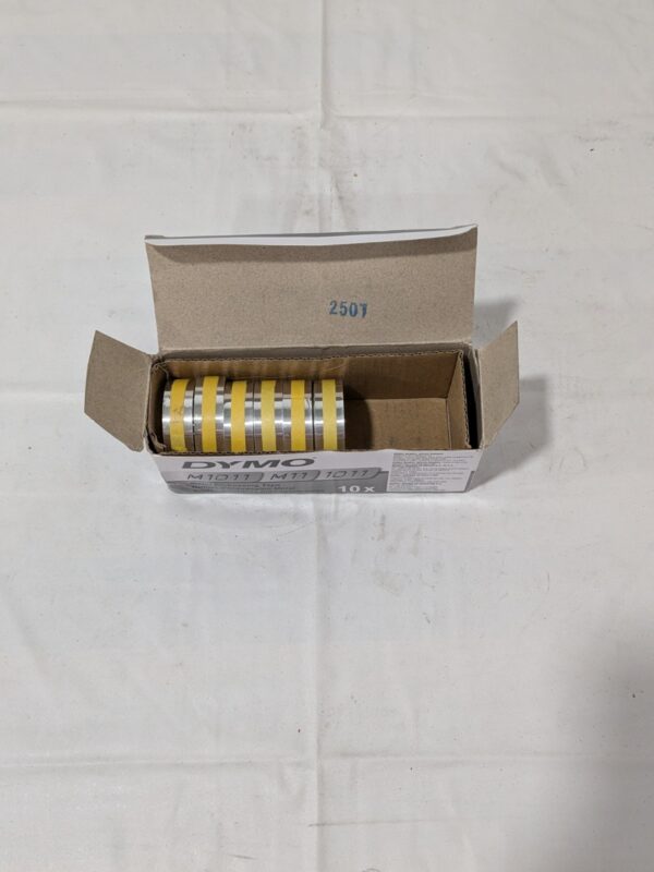 DYMO Embossing Tape: 1/2" Wide, 16' Long Qty 6 31000
