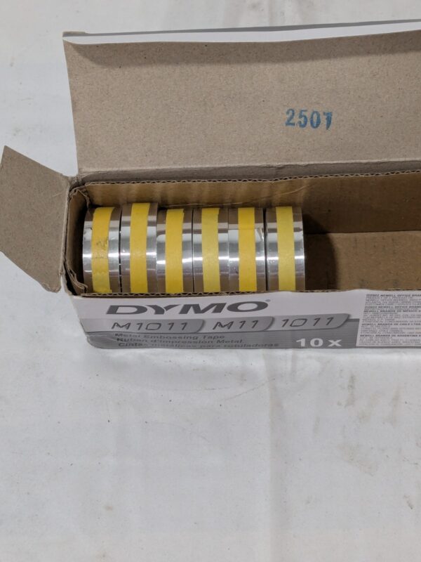 DYMO Embossing Tape: 1/2" Wide, 16' Long Qty 6 31000