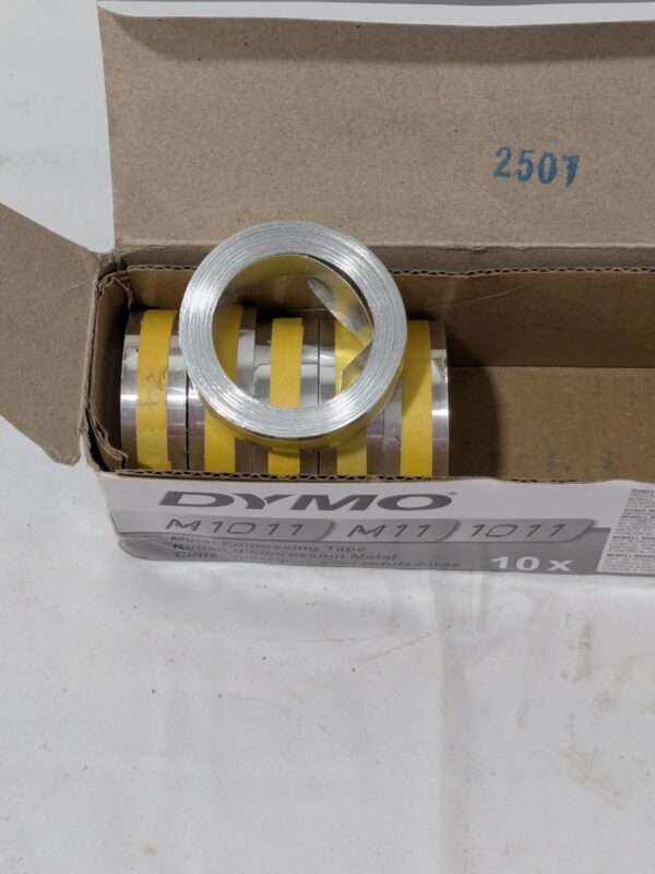 DYMO Embossing Tape: 1/2" Wide, 16' Long Qty 6 31000