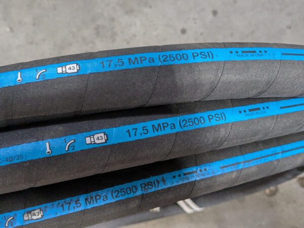 Parker Low-Temp Hydraulic Hose 50 FT. x 1 IN. 2500 PSI Max. 472LT-16