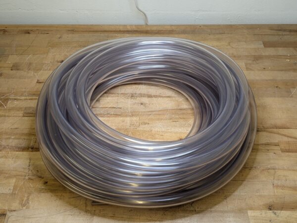 Clear Vinyl Tubing 100 Ft. x 3/4 In. ID 35 PSI Max. SOF-053-7