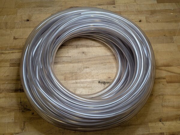 Clear Vinyl Tubing 100 Ft. x 3/4 In. ID 35 PSI Max. SOF-053-7