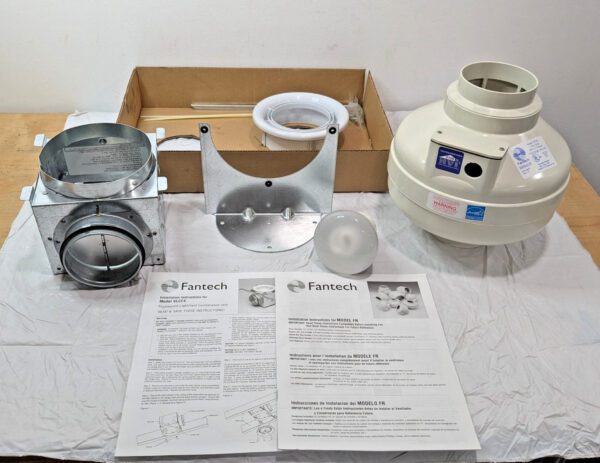 Fantech Duct Fan Fluorescent Vent-Light Kit REG 100FL