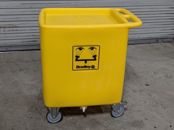 Bradley On-Site Waste Cart for Eyewash Station 56 Gallon Capacity S19-399