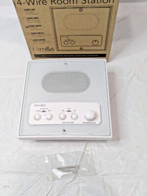 M&S Systems dmc Retrofit 4 Wire Room Station Patio/Outdoor White DMC4RW
