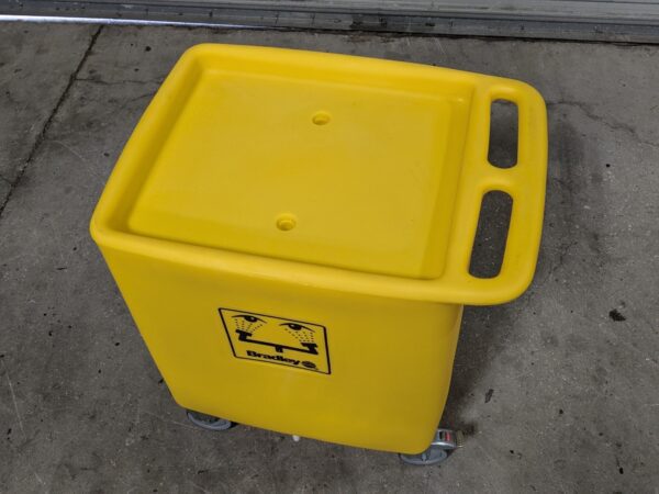 Bradley On-Site Waste Cart for Eyewash Station 56 Gallon Capacity S19-399