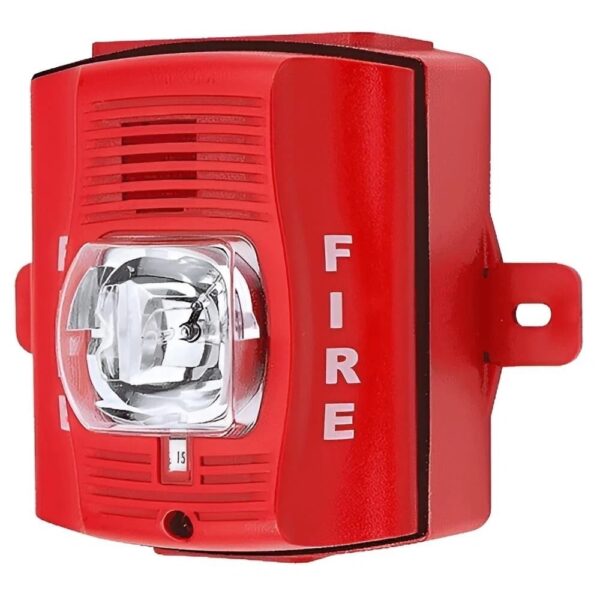 System Sensor Horn Strobe Red Wall Mount 2W FIRE Lettering Outdoor P2RK