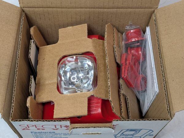 System Sensor Horn Strobe Red Wall Mount 2W FIRE Lettering Outdoor P2RK