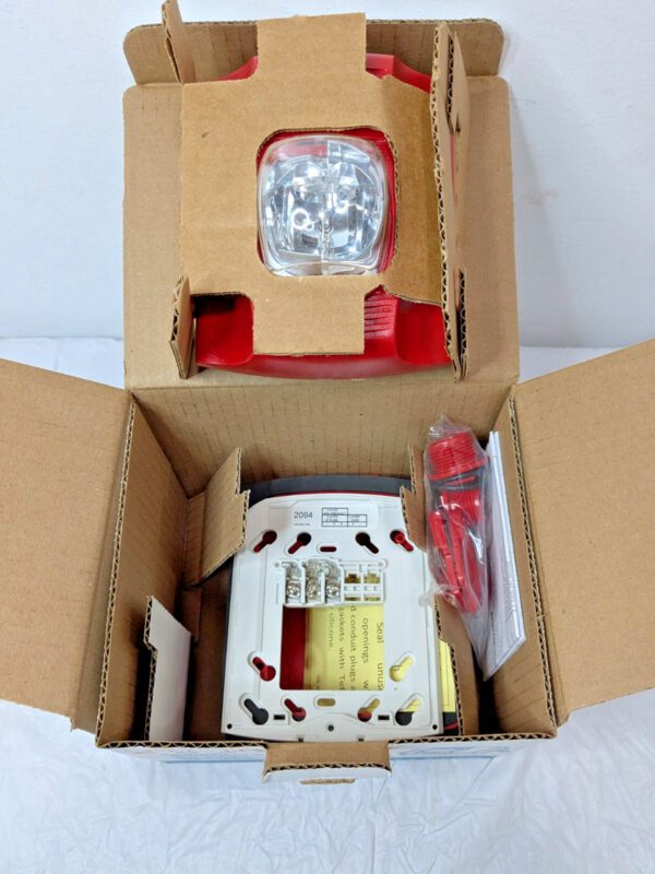 System Sensor Horn Strobe Red Wall Mount 2W FIRE Lettering Outdoor P2RK