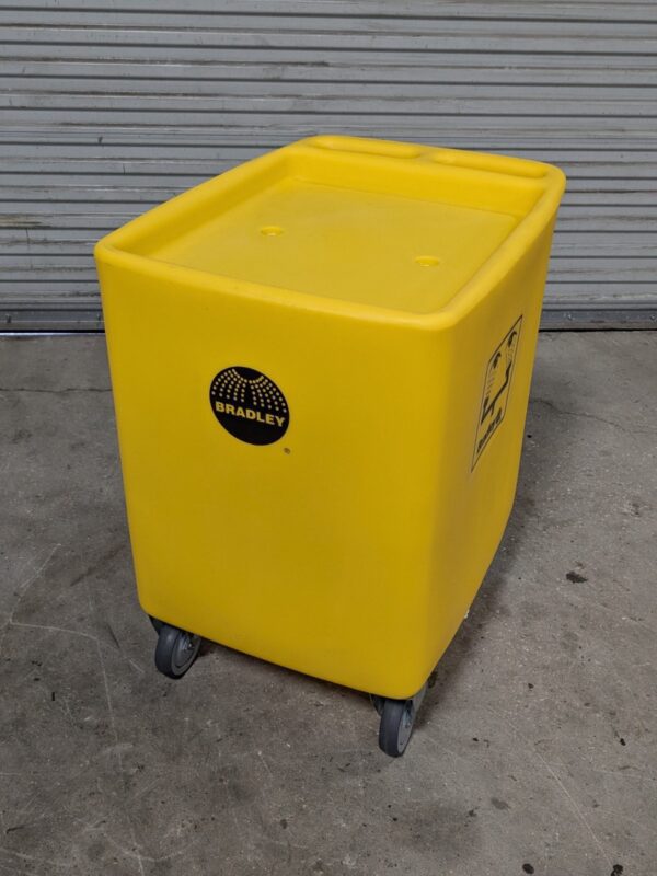 Bradley On-Site Waste Cart for Eyewash Station 56 Gallon Capacity S19-399