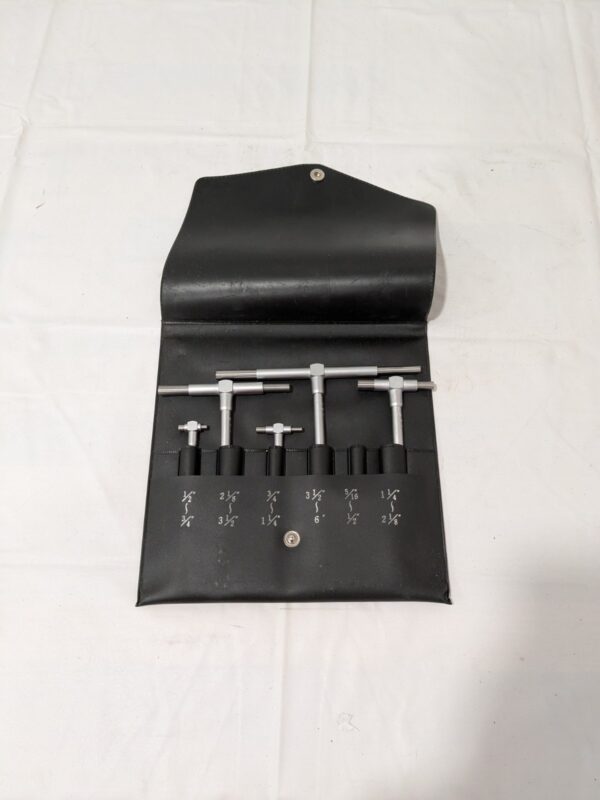 MITUTOYO Telescoping Gage Set: 0.313 to 6", 5 Pc 155-903 INCOMPLETE
