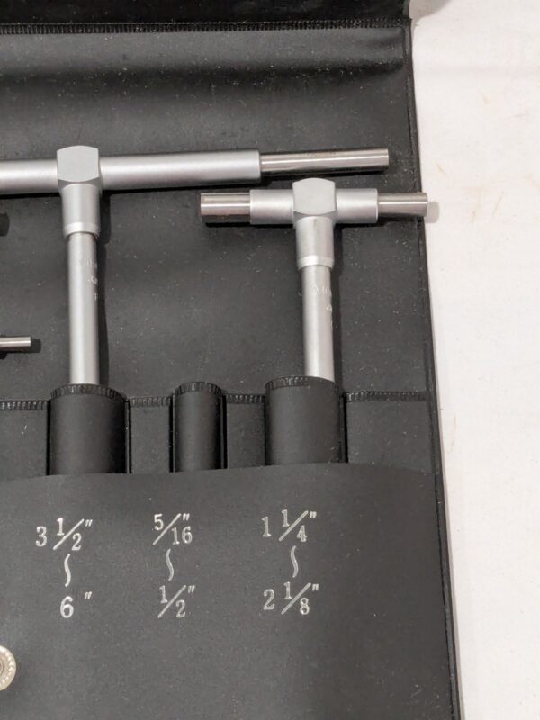 MITUTOYO Telescoping Gage Set: 0.313 to 6", 5 Pc 155-903 INCOMPLETE