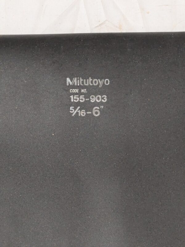 MITUTOYO Telescoping Gage Set: 0.313 to 6", 5 Pc 155-903 INCOMPLETE