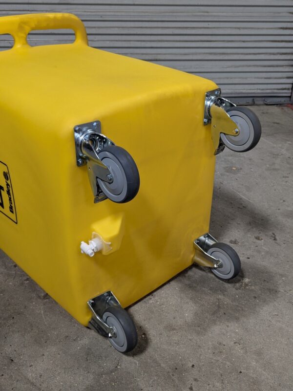 Bradley On-Site Waste Cart for Eyewash Station 56 Gallon Capacity S19-399