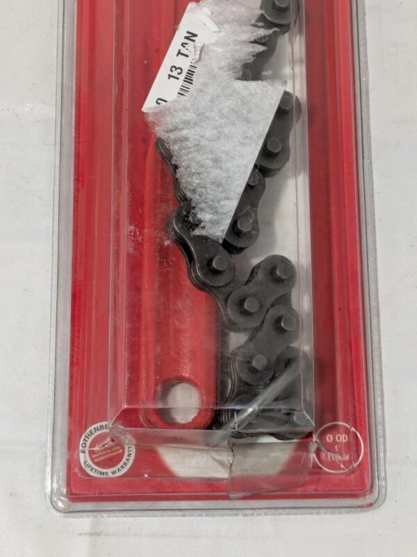 ROTHENBERGER Chain & Strap Wrench: 12" Max Pipe, 13-3/4" Chain Length 70235