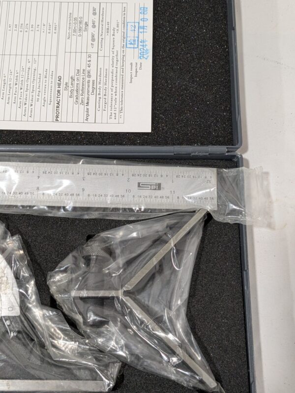 SPI 4 Piece, 12" Combination Square Set 13-274-6